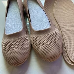 Women's Beige Ballet Flats